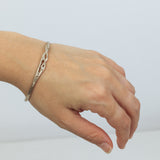 Solid Gold Blooming Branch Bracelet