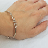 Solid Gold Blooming Branch Bracelet