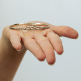 Solid Gold Blooming Branch Bracelet