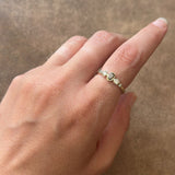 ענף טבעת 5 יהלומים  