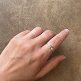 ענף טבעת 5 יהלומים  