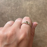 ענף טבעת 5 יהלומים  