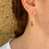 Elegant Meteorite earrings