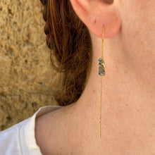 Load image into Gallery viewer, Elegant Meteorite earrings

