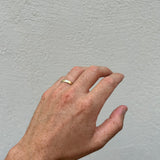 Sponge Texture Gold Ring