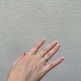 Gold Ring with Hammered Texture