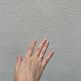 Gold Ring with Hammered Texture