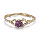 Spreading Branch Ring with Ruby and Diamonds