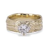 Straight Kernel Texture Lab Grown Solitair