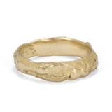 Boulder-Textured Gold Ring