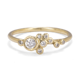 Bubble Ring with White Diamonds in Asymmetric Spread