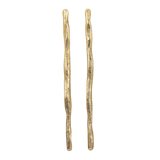 Raw Straight-Line Earrings
