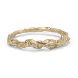 Festive Twisted Branches Ring