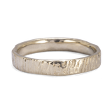 Striped Gold Wedding Ring