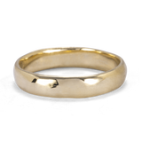 Classic Smooth Raw Gold Ring