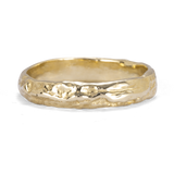 Slim Sand Textured Ring