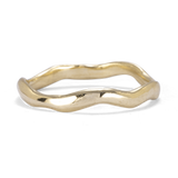 Raw Textured Zig-Zag Ring