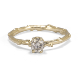 Champagne Diamond Branch Ring