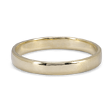 14K Gold Rectangular Wedding Band