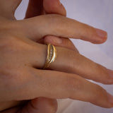 Open Mouth Concave Ring