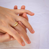 Open Mouth Concave Ring