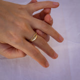 Open Mouth Concave Ring