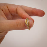 Open Mouth Concave Ring