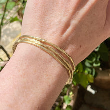 Load image into Gallery viewer, Raw solid gold bracelet
