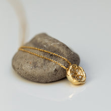 Load image into Gallery viewer, Round classic raw concave necklace
