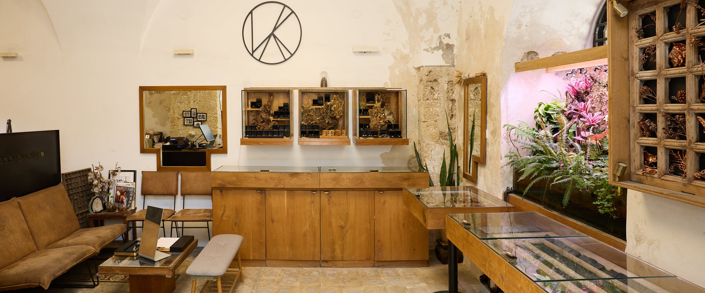 The Kwintner Atelier inside ancient Old Jaffa stone vaults