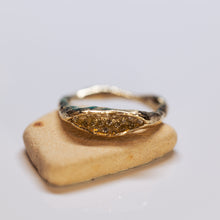 Load image into Gallery viewer, Yellow -champagne concave ring
