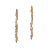 14k Gold Short Branch Earrings