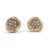 Raw Concave Ear Studs