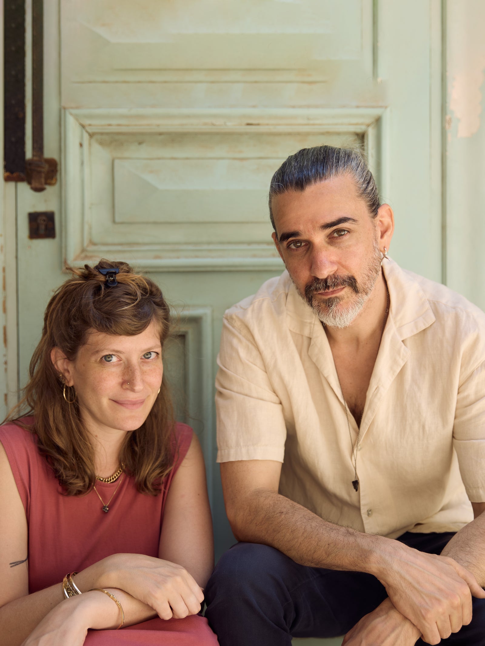 Tal and Lee Kwintner in their Old Jaffa studio