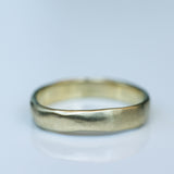 Classic Smooth Raw Gold Ring