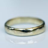 Classic Smooth Raw Gold Ring