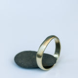 Classic Smooth Raw Gold Ring