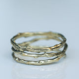 Three Crossed Branches Ring