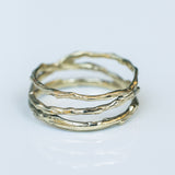 Three Crossed Branches Ring
