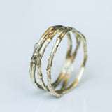 Three Crossed Branches Ring