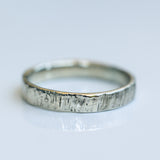 Striped Gold Wedding Ring