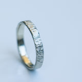 Striped Gold Wedding Ring