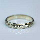 Slim Sand Textured Ring