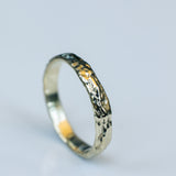 Slim Sand Textured Ring
