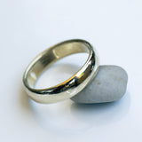 Chubby Half Round Wedding Band