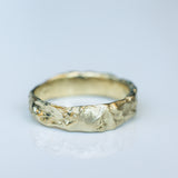 Boulder-Textured Gold Ring
