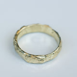 Boulder-Textured Gold Ring