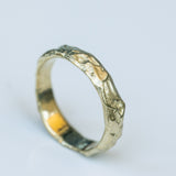 Boulder-Textured Gold Ring