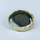 Boulder-Textured Gold Ring