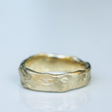 Raw Ring with Liquid-Like Texture